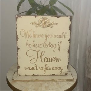 Memorial Table Plaque